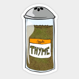 Thyme Shaker Sticker